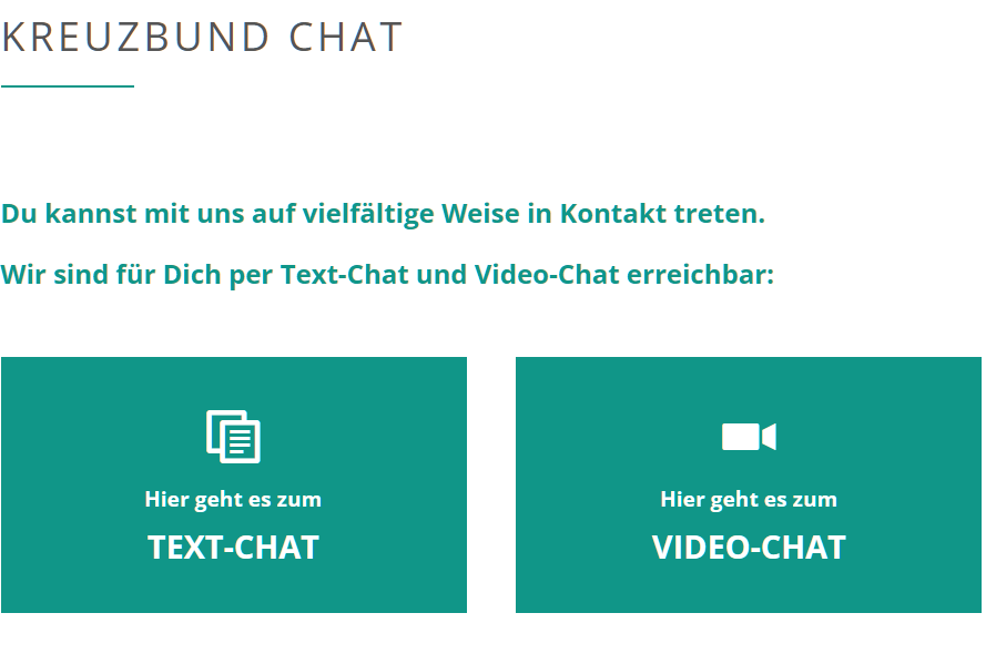 Kreuzbund Chat